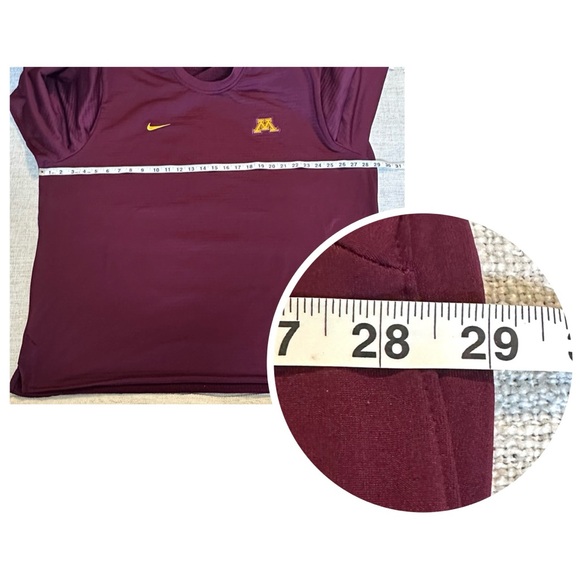 NIKE Minnesota Golden Gophers Maroon Gold Pullover Thermal Elevated NCAA Men 3XL - Picture 11 of 14
